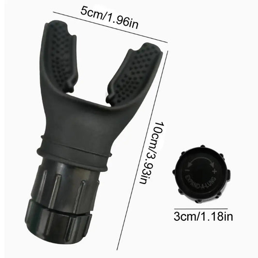 Treinador De Respiração Esportiva Portátil, Capacidade Pulmonar, Treinador De Respiração Abdominal Com Botão De Intensidade Ajustável, Melhora a Força