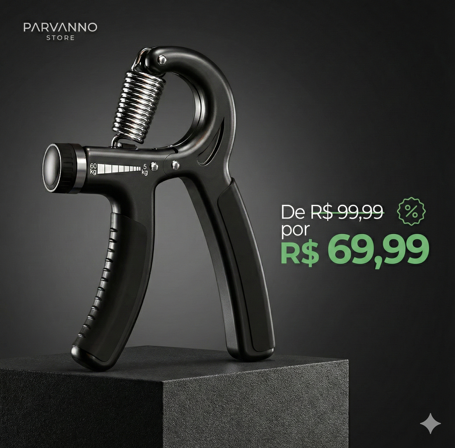 5-60Kg handgrip para treinar antebraço em 14 dias