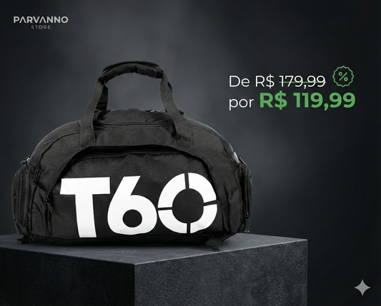 Bolsa multiuso impermeável com compartimento para calçados