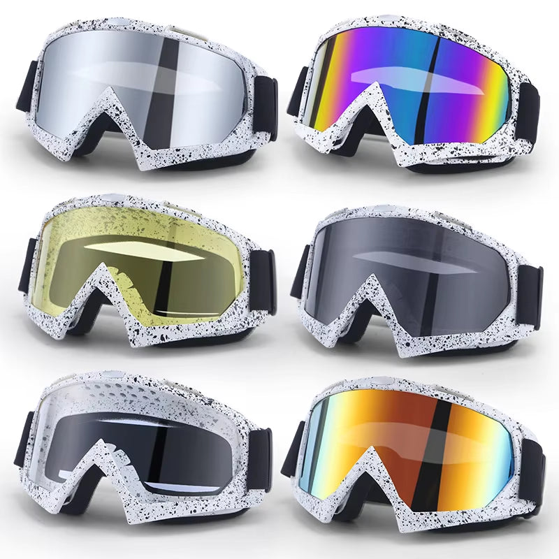 Óculos De Esqui Snowboard Anti-Nevoeiro Óculos De Esqui Inverno Esporte Ao Ar Livre Ciclismo Motocicleta À Prova De Vento Proteção Uv Óculos De Sol