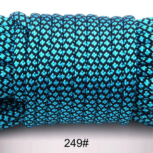 252 Colors Paracord 550 Parachute Cord Rope Cuerda Escalada Mil Spec Type III 7Strand Paracorde Outdoor Campling Survival Kit